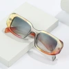 2022 New European and American fashion trend square-framed women's sunglasses, cross-border street style sunglasses, ins style manufacturer wholesale details Picture